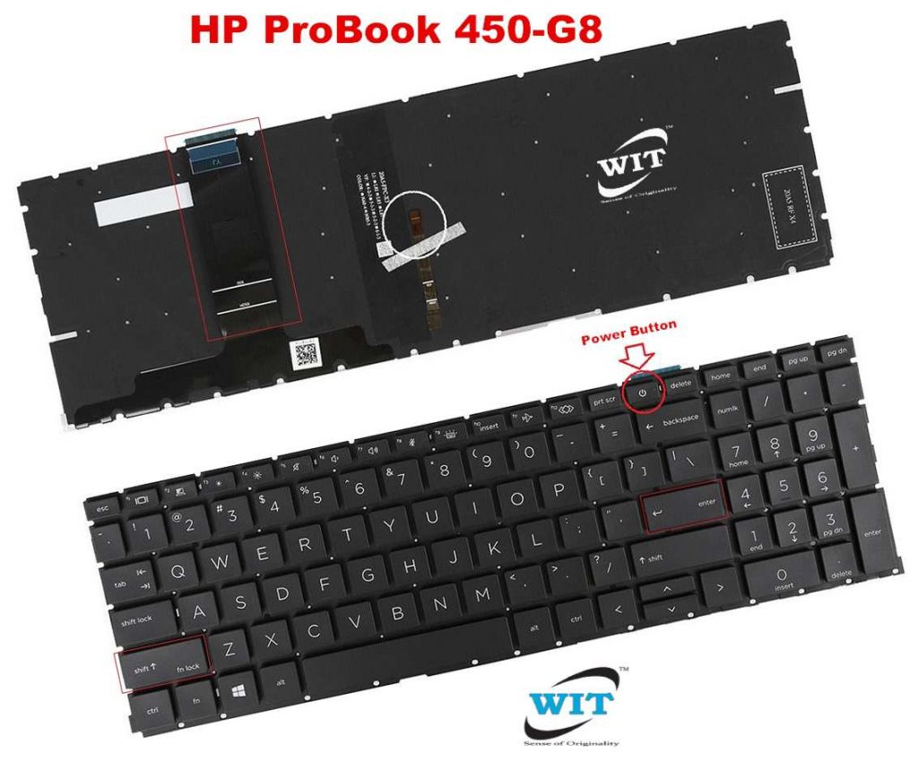 Laptop Keyboard For Hp Probook 450 G8 455 G8 450 G8 455 G8 Series Pn M21742 001 M21740 001 7061