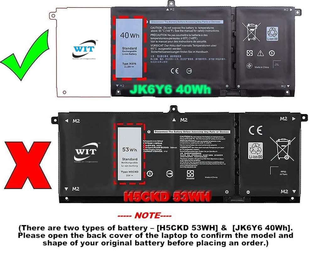 Shentec JK6Y6 H5CKD C5KG6 Battery For Dell Latitude 3410 3510 Vostro