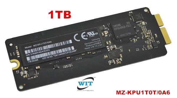 1TB SSD Pcie MZ-KPU1T0T/0A6, SM1024F for Apple iMac 21.5-inch A1418 Retina(Late 2013 – Late 2015), iMac 27-inch A1419 Retina(Late 2013 – Late 2015), Mac mini (Late 2014), Pro (Late 2013), MacBook