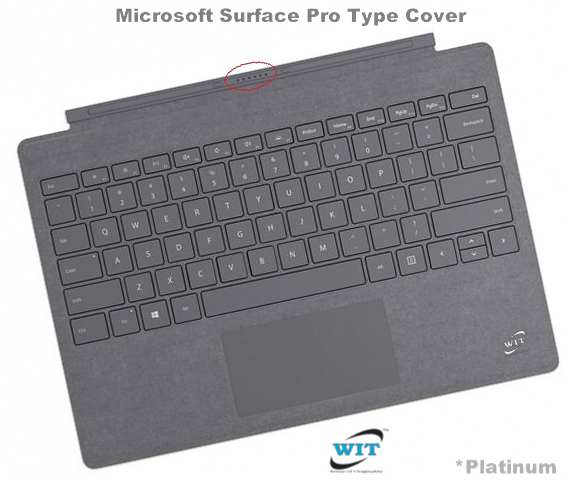Detachable Wireless Type Keyboard Rapoo Microsoft Surface Pro Trackpad Keyboard for Microsoft Surface Pro 7/6/ Surface Pro 5 2017/ Surface Pro 4 12.3 inch Tablet/Surface Pro 3 2014 Keyboard Case 