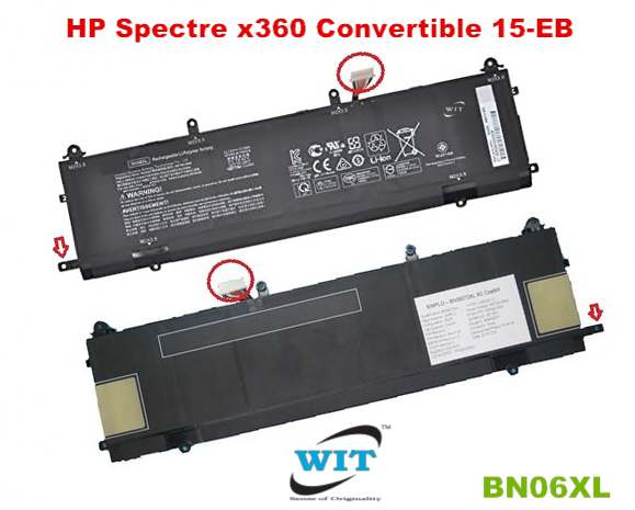 BN06XL 72.9Wh Replacement Laptop Battery For HP Spectre X360 15-EB - HSTNN-IB9A L68299-005