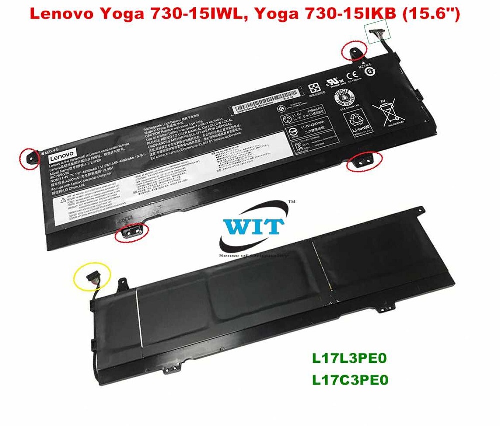 L17L3PE0 L17C3PE0 5B10Q39196 5B10Q39197 Laptop Battery for Lenovo