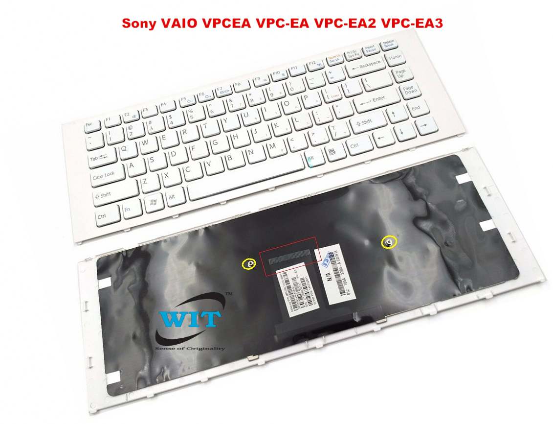 Trade-Shop Laptop-Tastatur Notebook Keyboard Ersatz Deutsch QWERTZ für Sony Vaio VPC-SE1Z9E/B VPC-SE2C5E VPC-SE2C5S VPC-SE2E1E VPC-SE2J9E Deutsches Layout 