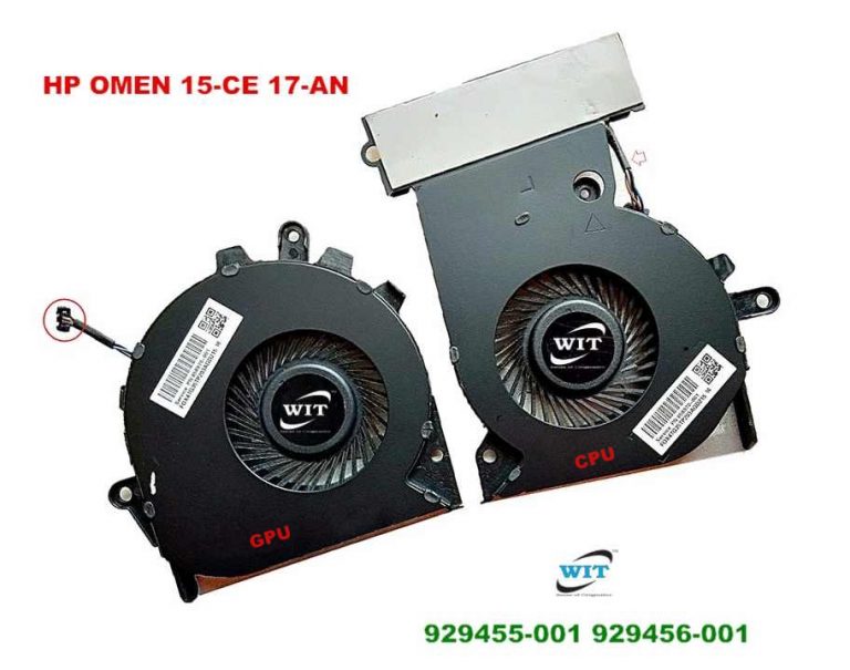 Laptop CPU+GPU internal cooling fan for HP OMEN 15CE 17AN TPNQ194