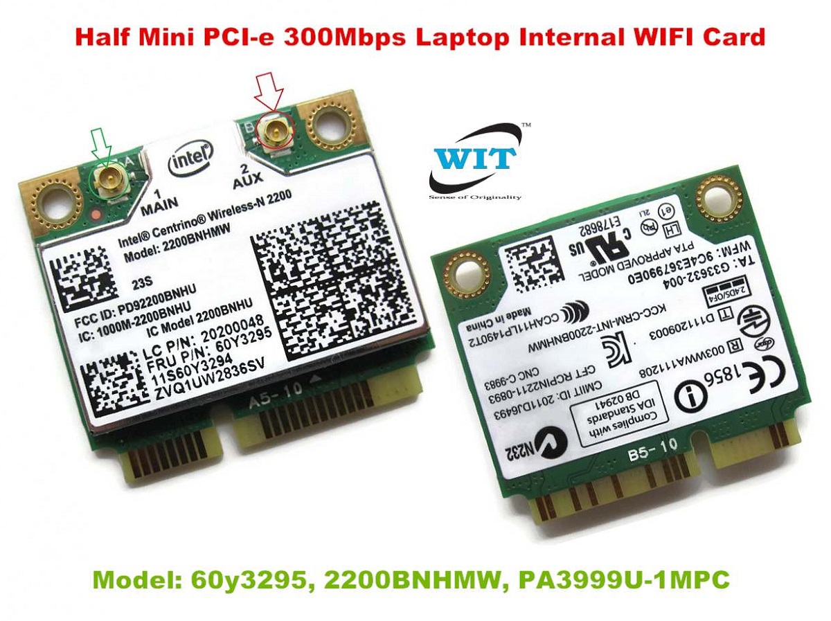 無線lanカード>Intel Wireless-N 2200 miniPCIe - 拡張カード