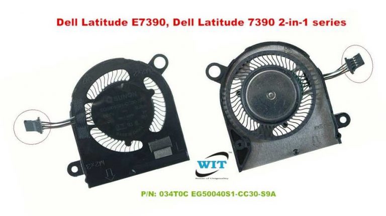 Ventola CPU Per Dell Latitude 7410 - Modello EG50040S1-CJ90-S9A / 0PJG0 (Nuova)