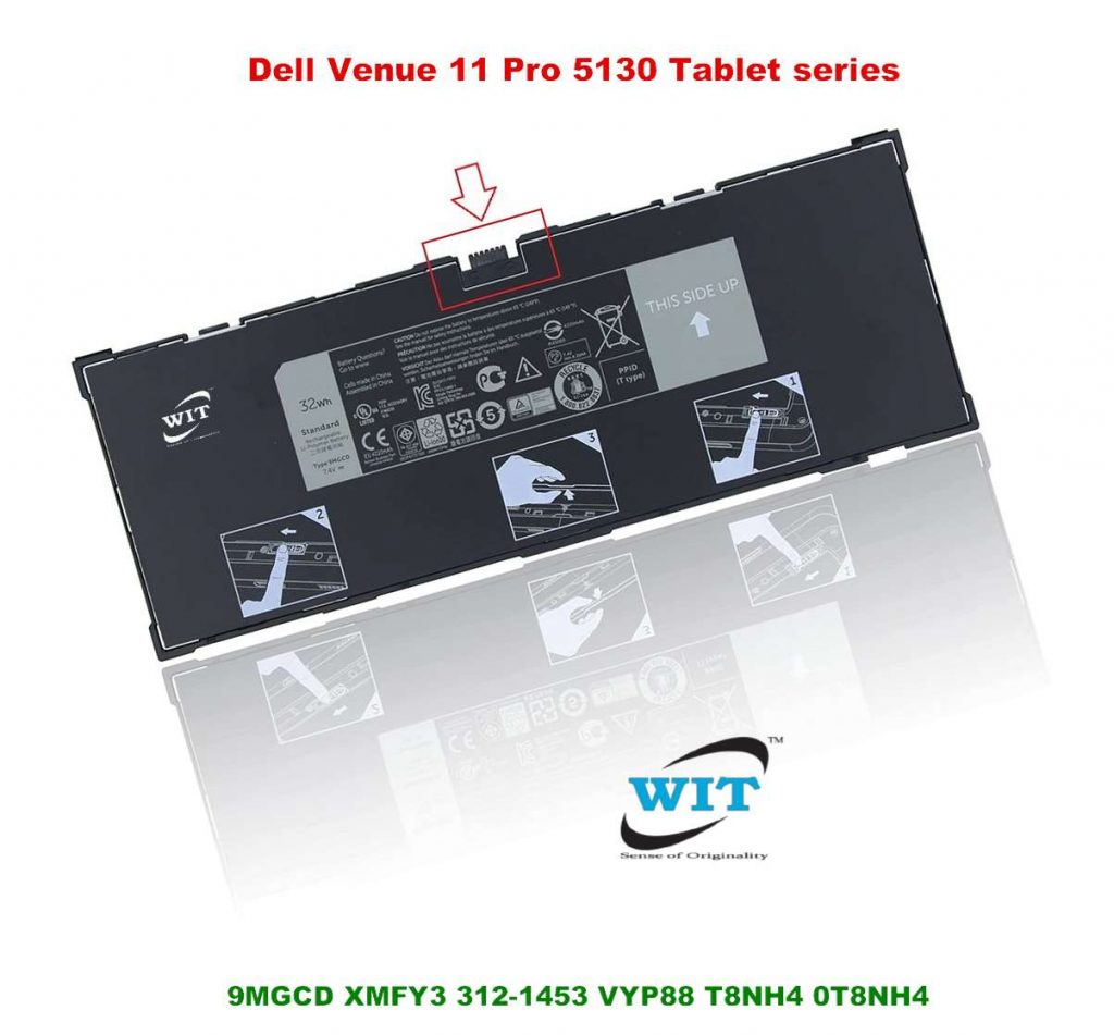 9MGCD T8NH4 Laptop Internal Battery for Dell Venue Pro 11 5130 T06G