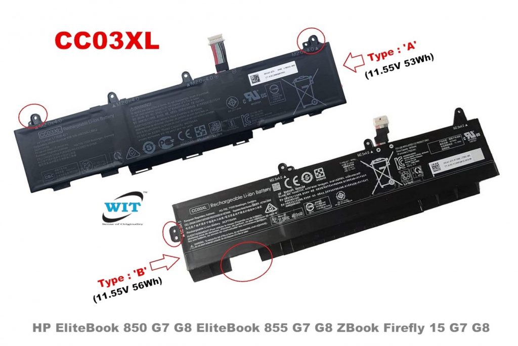 CC03XL HSTNN-UB8W L77622-541 Laptop-Akku-Ersatz für HP EliteBook 850 G7