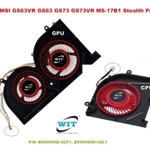VENTILATEUR MSI GPU GE63 GE73 GE75 GL63 GL73 GP63 GP75 PAAD06015SL