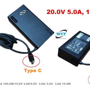 Original Lenovo 100W 20V 5A USB-C Charger AC Adapter ADL100YDC3A 5A11D52398