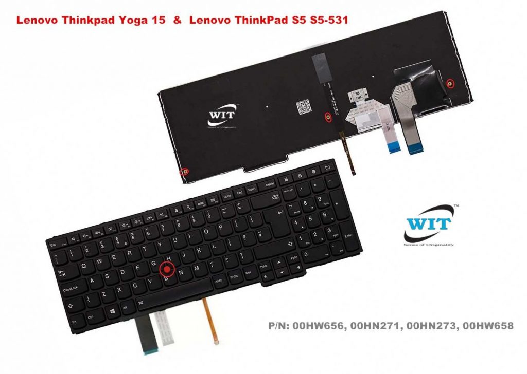 Laptop keyboard/keypad for Lenovo ThinkPad S5 S5-531 and Lenovo ...