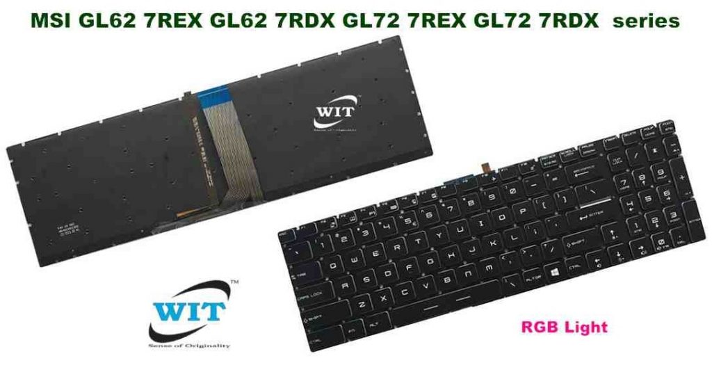 Laptop internal Keyboard or Keypad for MSI GE72 GE62 WS60 GS60 GS70