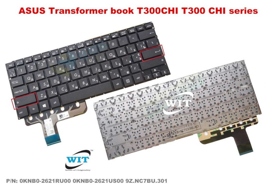 Laptop internal Keyboard/Keypad for Asus Transformer Book T300 Chi
