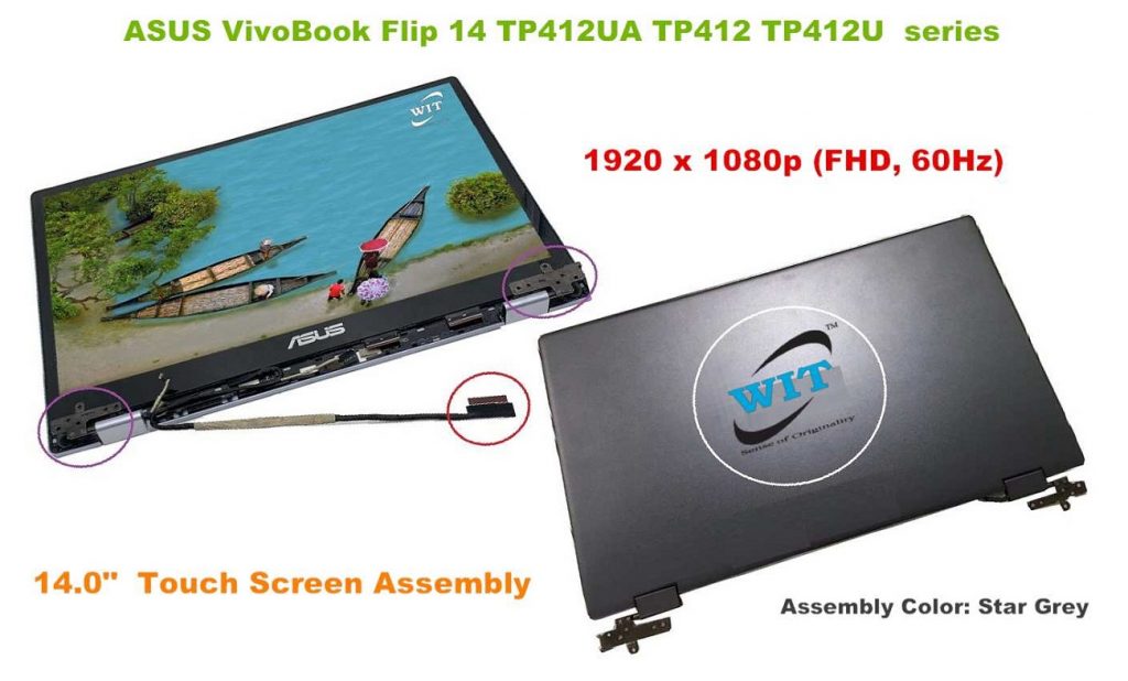 Touchscreen With Complete Display Assembly For 14 0 Inch Asus Vivobook