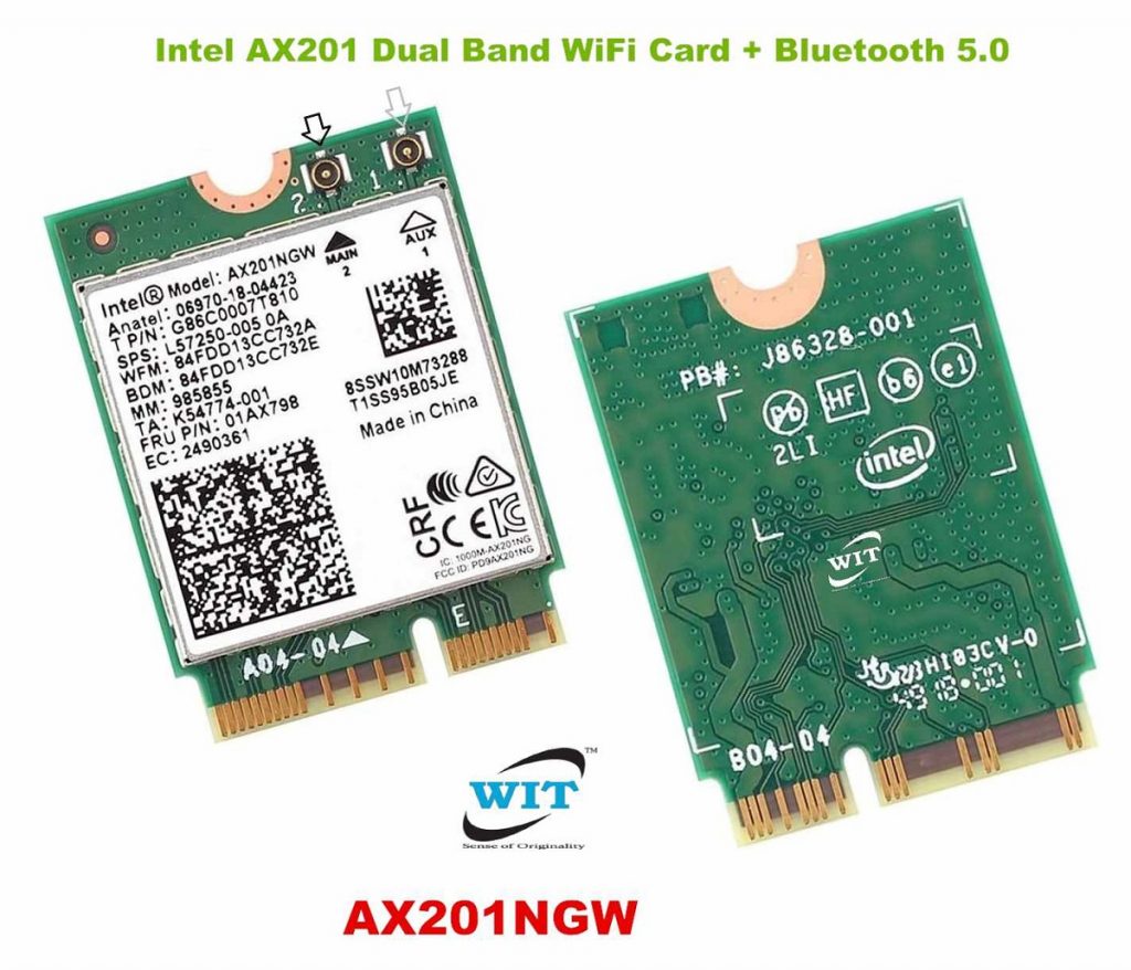 Intel Ax201 Wireless Network Adapter Model Ax201ngw 80211ax 24gbps M2 Cnvio2 Ngff Dual 3584