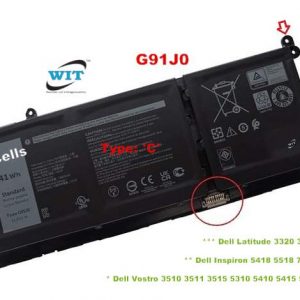 Dell Inspiron 14 7425 2-in-1 7415 13 5320 15 3520 Battery - V6W33 - Foto 11