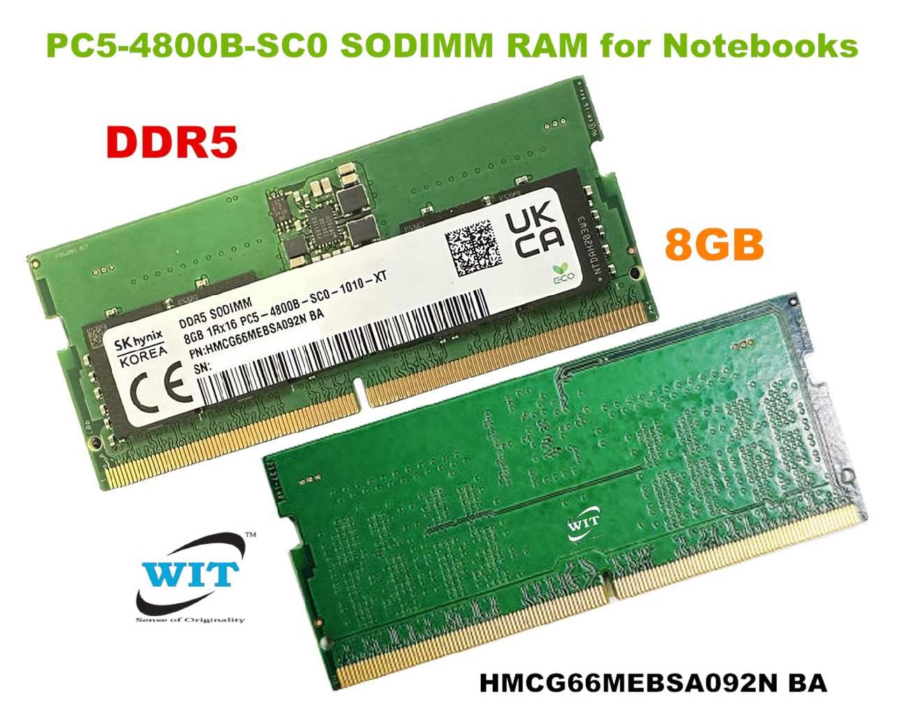 Micron 16GB DDR5-4800 ECC SODIMM 1Rx8 CL40