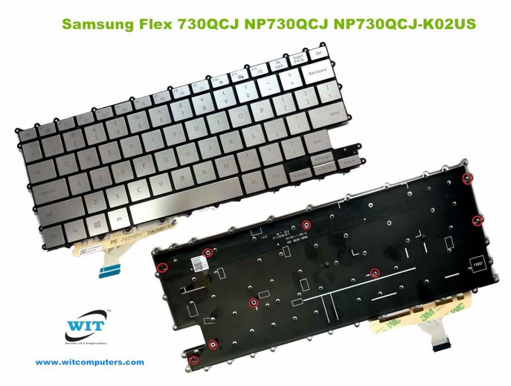 Laptop Keyboard or Keypad for Samsung Galaxy Book Flex Alpha NP730QCJ