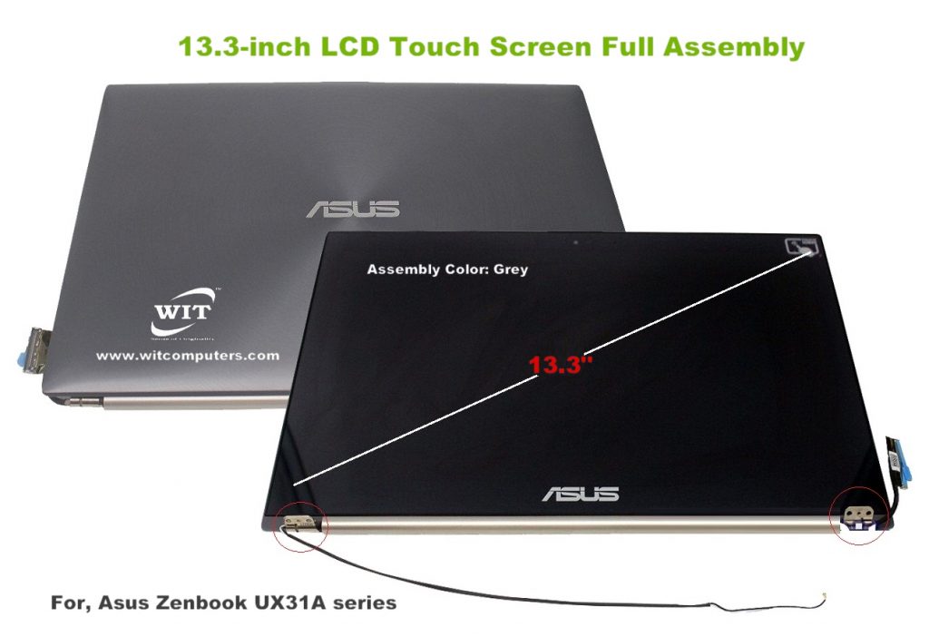Écran LCD LTN133AT30 13.3 Pouces – Dalle LED HD 1366x768, 40 Broches, Pour Remplacement