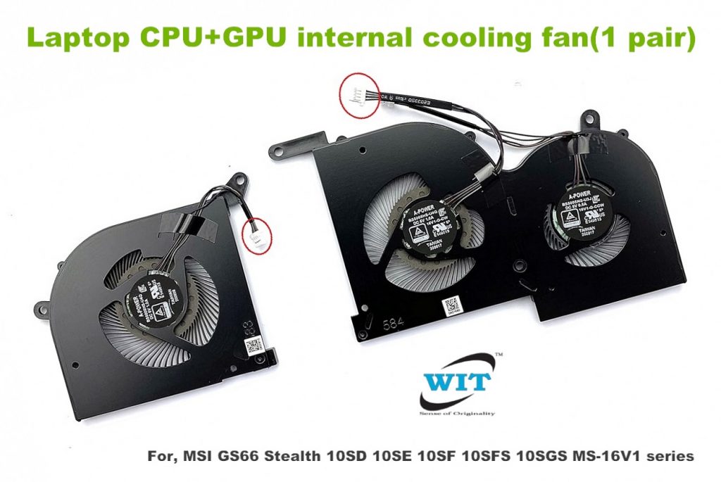 Ventola Di Raffreddamento CPU/GPU Per Acer Nitro 5 (AN515-54, AN515-43, AN517-51) E Nitro 7