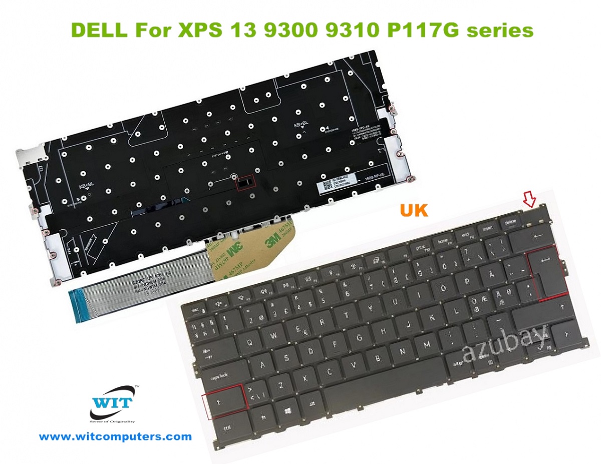 Replacement USB-C Charging Port / DC Power Jack – For Dell XPS 13 9310 (P117G002, P103G002)