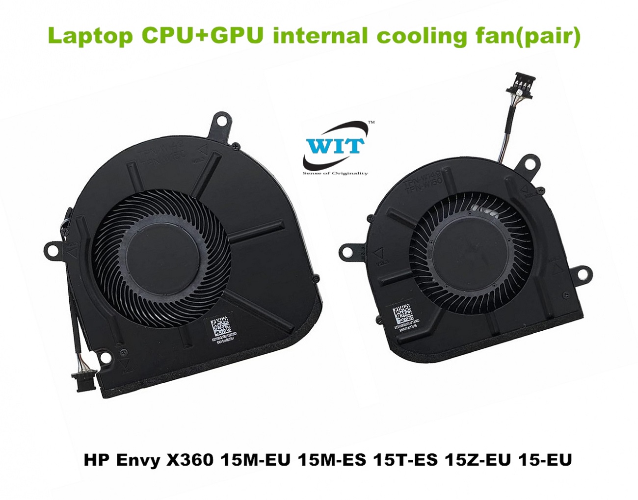 Power4Laptops Ventola Di Raffreddamento CPU 4 Pin Per HP Pavilion 15-ec0001nk - Ricambio Per Portatile
