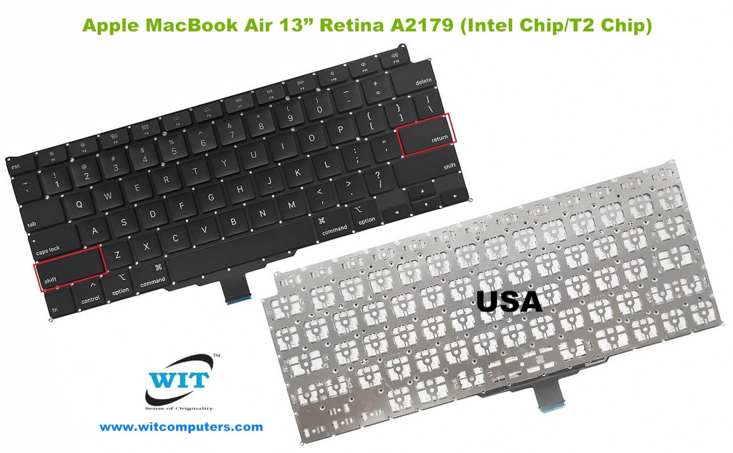 Genuine Replacement Palmrest For MacBook Pro 15" Retina A1398 (2015 Model) – US Keyboard Layout