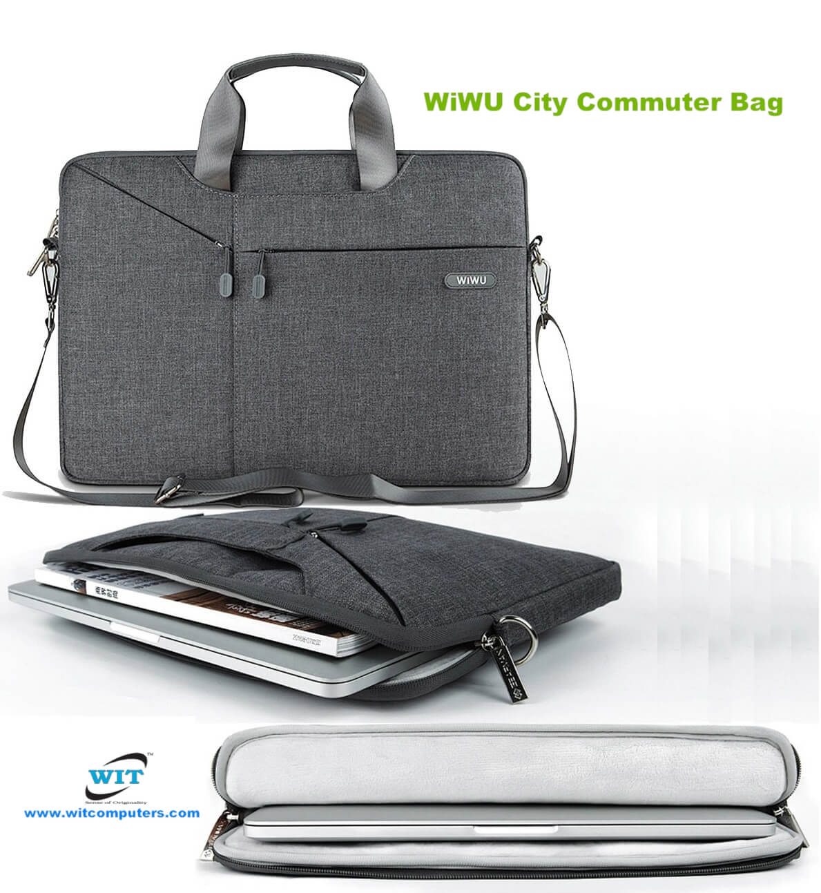 City Commuter Bag(Grey)