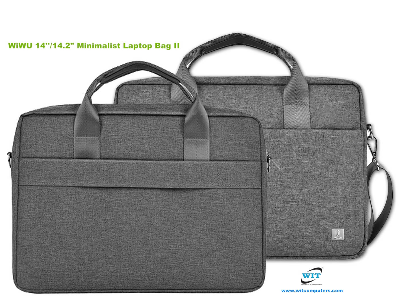 Minimalist Laptop Bag II (Grey)