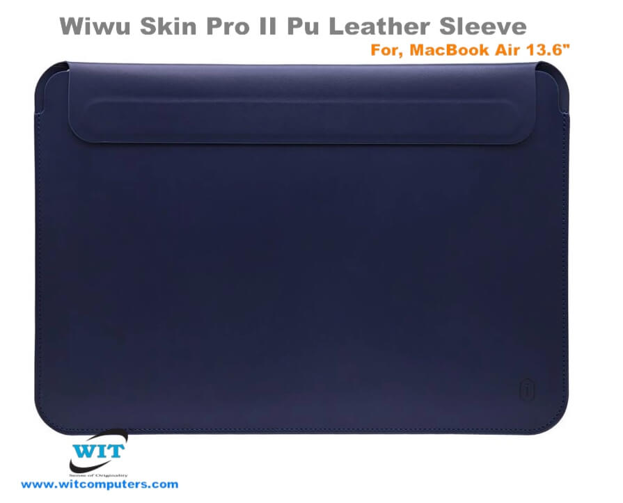 Skin Pro II Pu Leather Sleeve(Navy Blue)